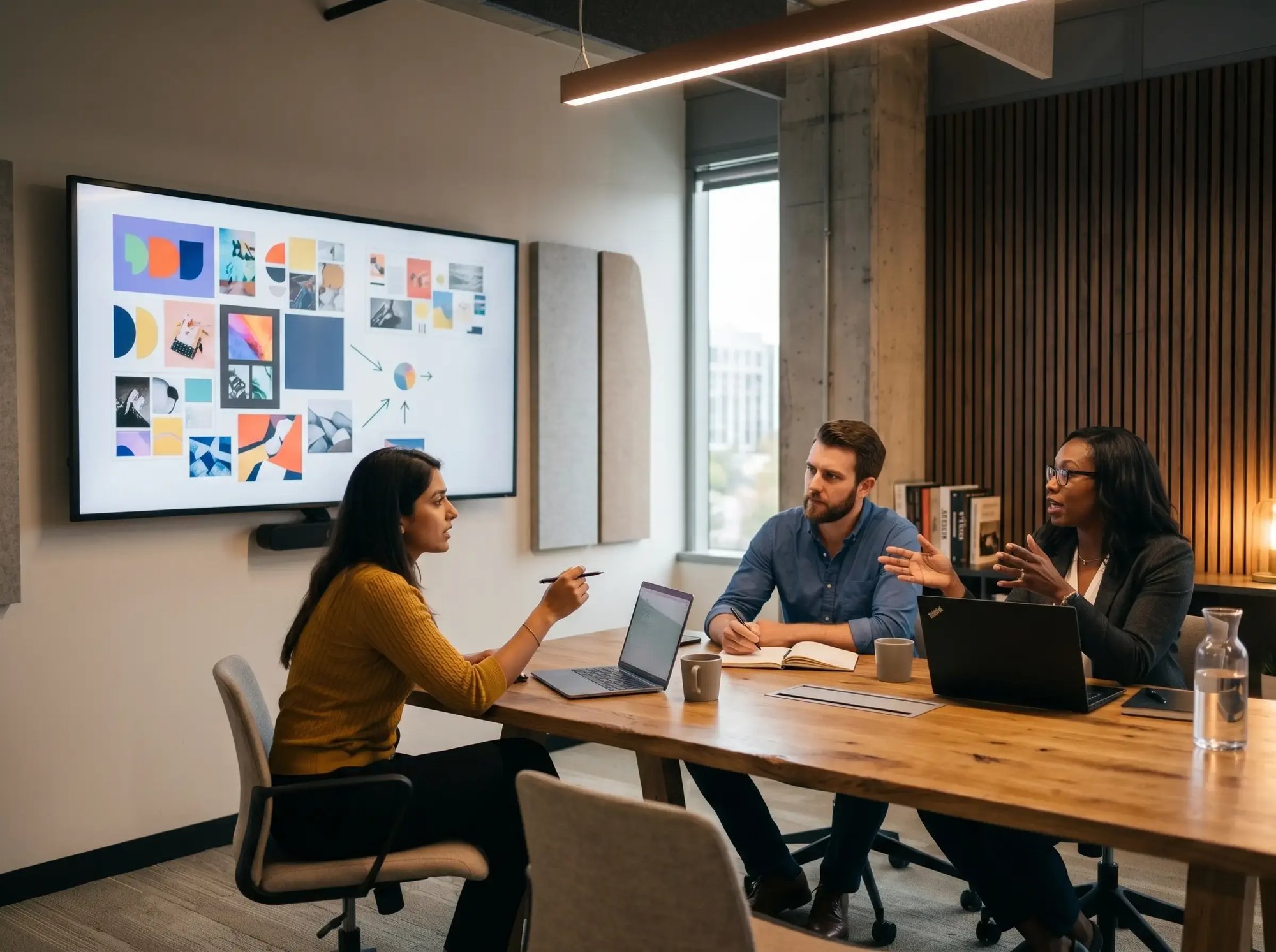 marketing-team-in-campaign-review-conference-room