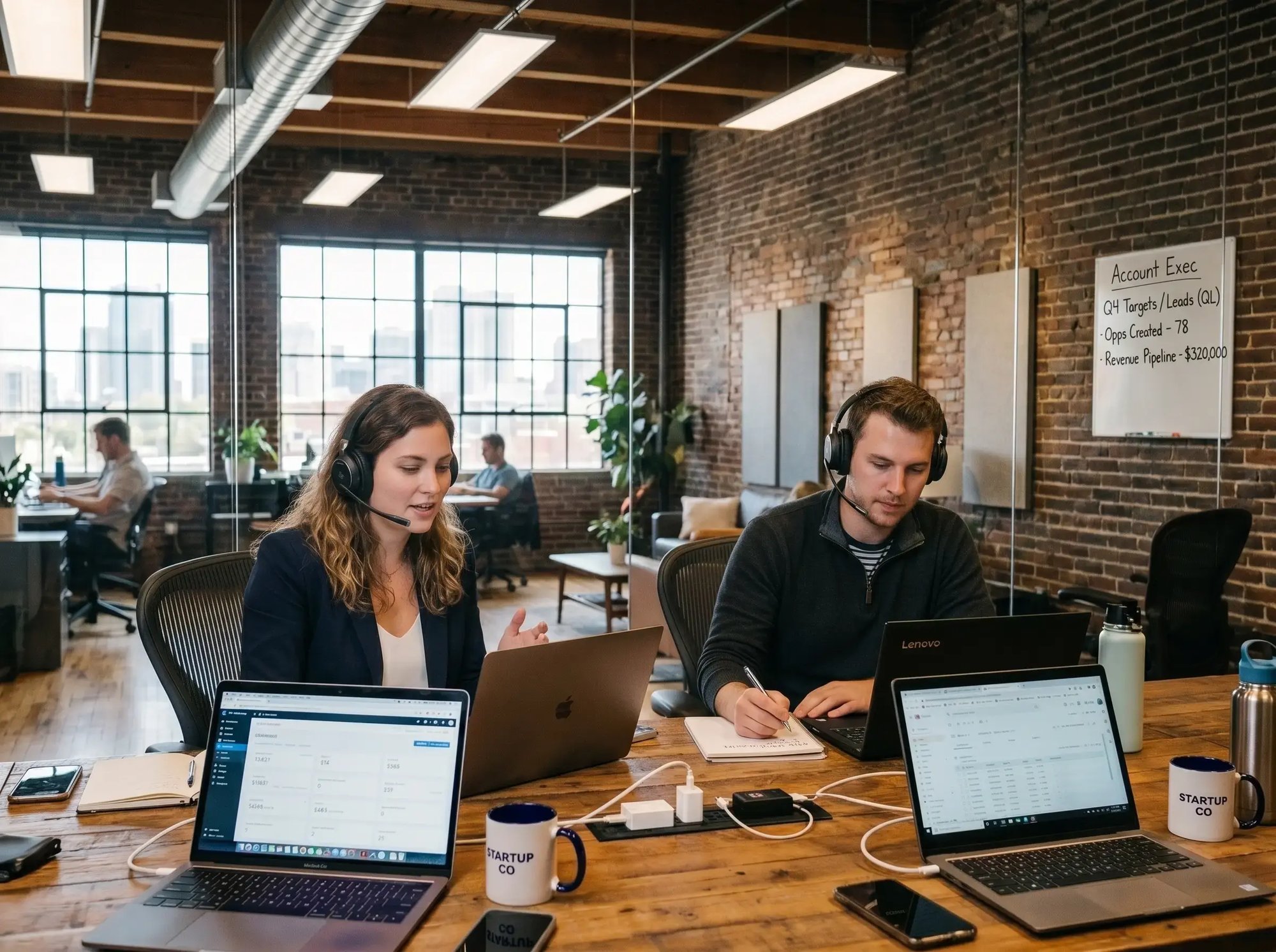 two-20s-sales-development-reps-prospecting-in-a-conference-room